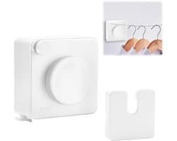 Omgoods - Intrekbare Waslijn met 4.8m Stalen Kabel - Geen Verzakking voor Badkamer en Balkon
