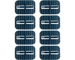 Vuilniszakhouders Klemclips - Afvalzakhouder Klem - Vuilniszak Bevestigen - Anti-slip Stabiele Bevestiging - 6 x 4 x 1.2 cm - Blauw
