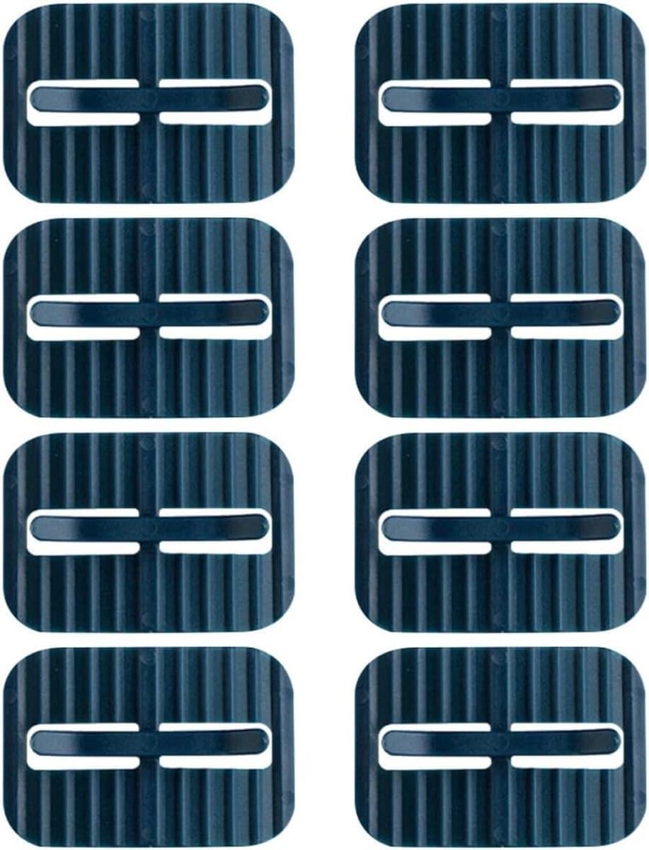 Vuilniszakhouders Klemclips - Afvalzakhouder Klem - Vuilniszak Bevestigen - Anti-slip Stabiele Bevestiging - 6 x 4 x 1.2 cm - Blauw — afbeelding 1