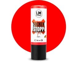 LM-Kreativ Sock Stop - Antislip textielverf 90 ml - Rood - Waterdicht en wasbaar tot 40 C