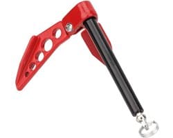 RC Auto Anker - Metaal Anker - Terrein Overwinnen - Verhoogt Authenticiteit - 9 x 6 x 2 cm - Rood