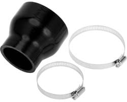 SnelShoppen - A ABSOPRO Rechte Koppeling Siliconen Slang met Klemmen 51mm-76mm ID 76mm Lengte 0 Graden Auto Siliconen Slang Koelslang 4-Laags 5mm Dikk