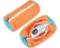 Herbruikbare Schoenwaszakken 3-Pack van Microfiber met Onzichtbare Rits voor Sportschoenen en Netjeschoenen, Ideaal voor Wassen en Bescherming