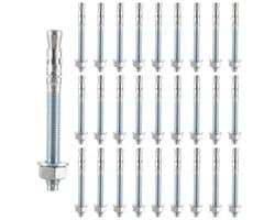 Heavy Duty Ankers M10 x 110 mm - 30 Stuks Verzinkt Roestvrij Staal