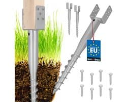Kotarbau - Stalen Grondanker - 101x720 mm - Verzinkt - Set van 2
