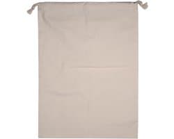 Herbruikbare katoenen tassen met trekkoord voor opbergen en reizen - 30 * 40 cm