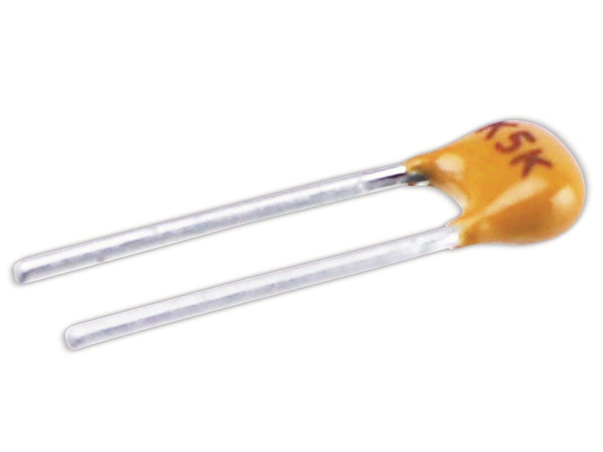 KEMET keramische meerlaagse condensator, 100 nF, 50 V, RM 2,5, 10 % — afbeelding 1