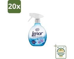 20 x Lenor – Crease Releaser Spray – Spring Awakening – Kreukverwijderaar & Textielverfrisser – 500 ml - Grootverpakking - Kreukverwijderaar - Textielverfrisser - Stofverfrisser - Stofverzorging - Stofverzorging