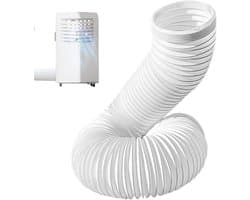 Mobiele Airco Afvoer - Draagbare Ventilatie - Raam Installatie - Lekvrije Verbinding - 150cm Uitschuifbaar