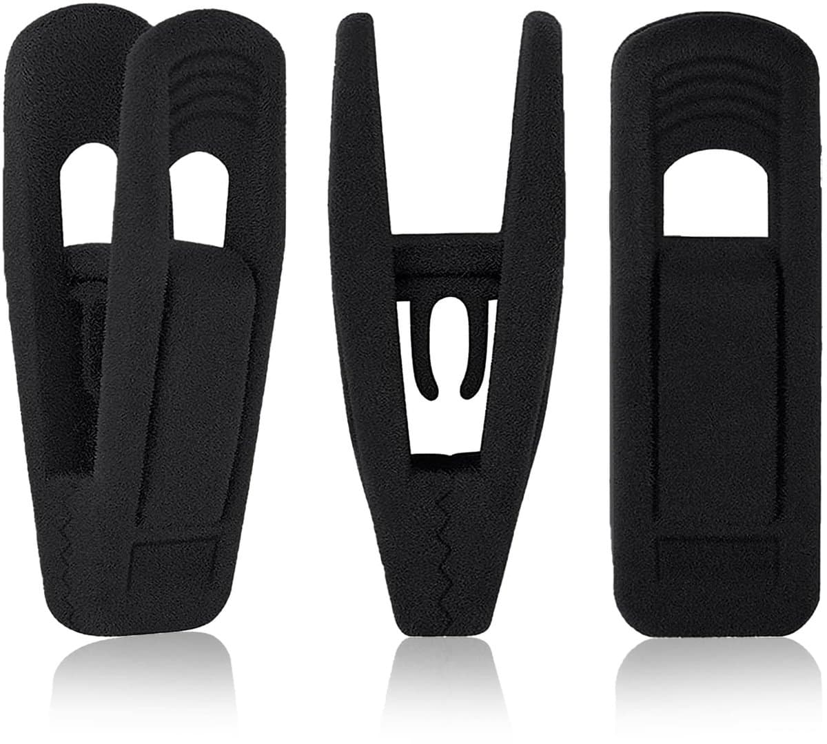 Ibenzoa® Zwarte wasknijpers set van 20 stuks voor diverse kledingstukken en accessoires — afbeelding 1