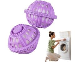 1 Stuk Wasmachine Wasballen - Niet Wasmiddel Droger Wasballen, Anti- Home Schoonmaakbenodigdheden Voor Gezinnen, Studenten, Vakantie, Reizen RV — afbeelding 1