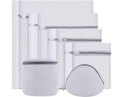 SnelShoppen - 10-delige waszakken set voor wasmachine, fijne netten, ideale bescherming voor delicate was, ondergoed, sokken, bh's, beddengoed, divers