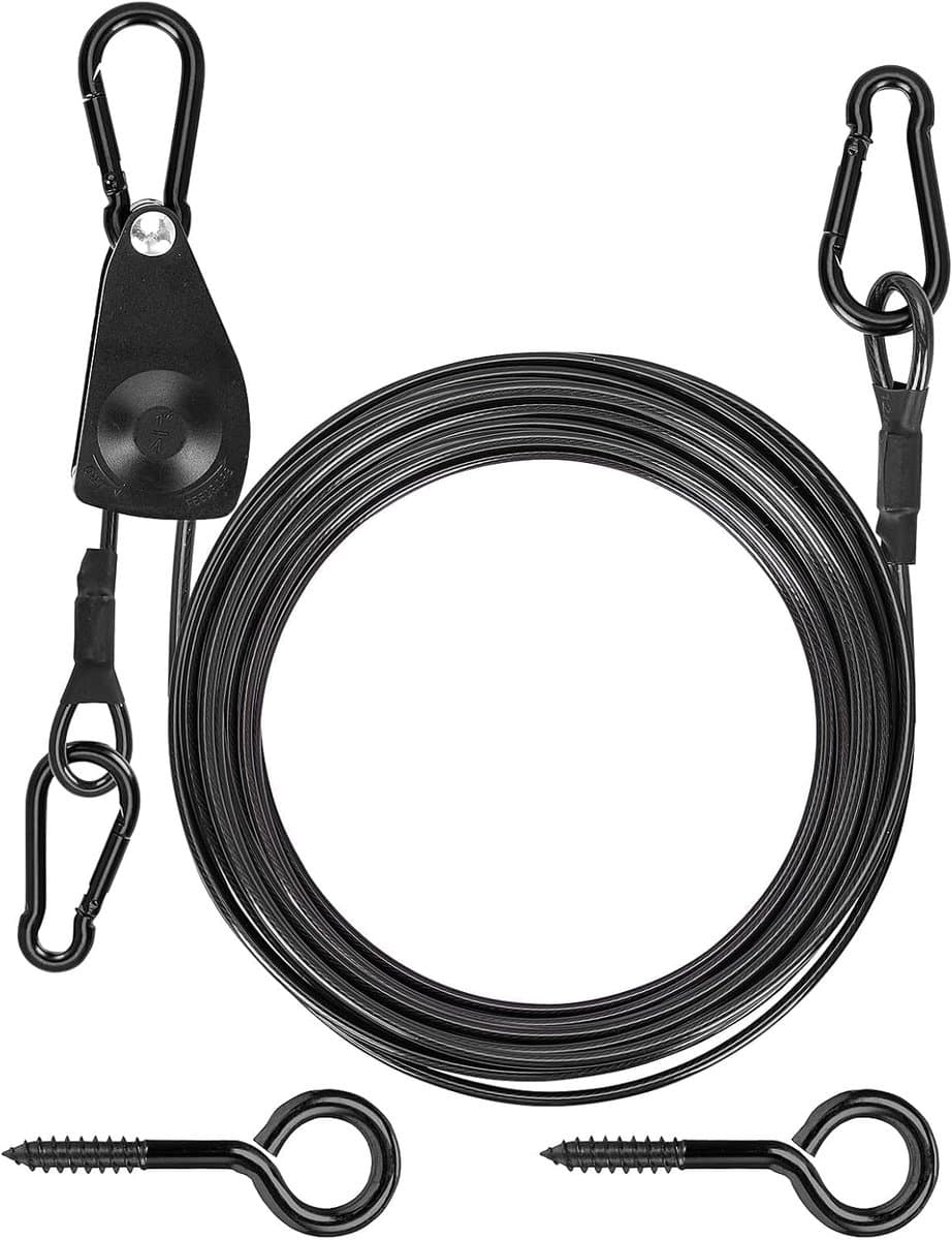 TooTaci Retractable Clothesline for Outdoor, 10M/5mm Portable Clothes Line - ShopVlot — afbeelding 1