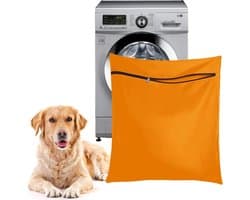 Honden- en kattenwaszak voor het beschermen van de wasmachine, ideaal voor dekens en huisdierenbedden, 70 x 60 cm