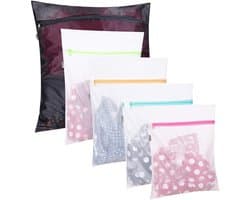 Wasnetten, wasnetten voor de wasmachine, herbruikbare en duurzame mesh wasnetten voor delicate blouses, panty's, ondergoed, beha's, lingerie, babykleding