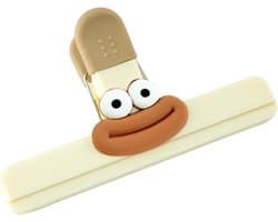 Voedselzak Klemmen - Snack Clips - Voedsel Vers Houden - Afgeronde Hoeken - 2 Maten - Kleurrijk