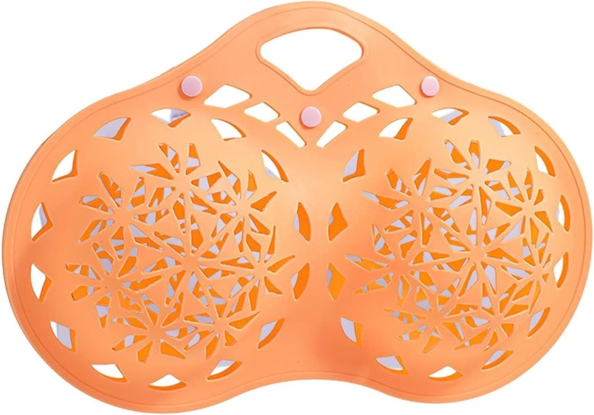 Bh Waszak - Ondergoed Organizer - Ondergoed Beschermen - Siliconen Gaas - 375 x 245 x 6 cm - Oranje — afbeelding 1