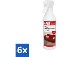 6 x HG Vlekverwijderaar Extra Sterk 500 ml - Vlekkenverwijderaar - Hardnekkige Vlekken - Tapijt Schoonmaken - Meubelstof Schoonmaken - Autobekleding Schoonmaken
