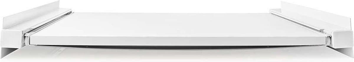 Nedis Stapelkit - Tussenstuk wasmachine en droger - Uitschuifbaar Plank - Wit — afbeelding 1