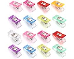 WiseGoods Premium Wonder Clips - Magic Clip - Hobby Accessoires - Naaien - DIY - Klem - Klemmen - Knijper - Hobby Tools - 40stk — afbeelding 1