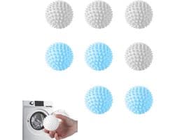 8 Stuks Wasballen voor Wasmachine en Droger, Ideaal voor Effectieve Was en Vermindering van Pluis