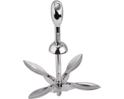 Opvouwbaar Bootanker - Marine Anker - Watersport Stabiliteit - 316 Roestvrij Staal - 1.5 kg — afbeelding 1