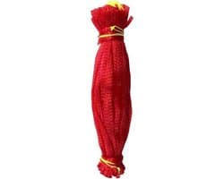 Fruit Opslag Netjes - Groente Netten - Fruit Transport - Herbruikbaar Nylon Mesh - 35 cm - Rood