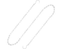 Hangende Waslijn Keten - Reis Waslijn Touw - Kleding Drogen - Roestvrij Staal - 300 cm - Zilver