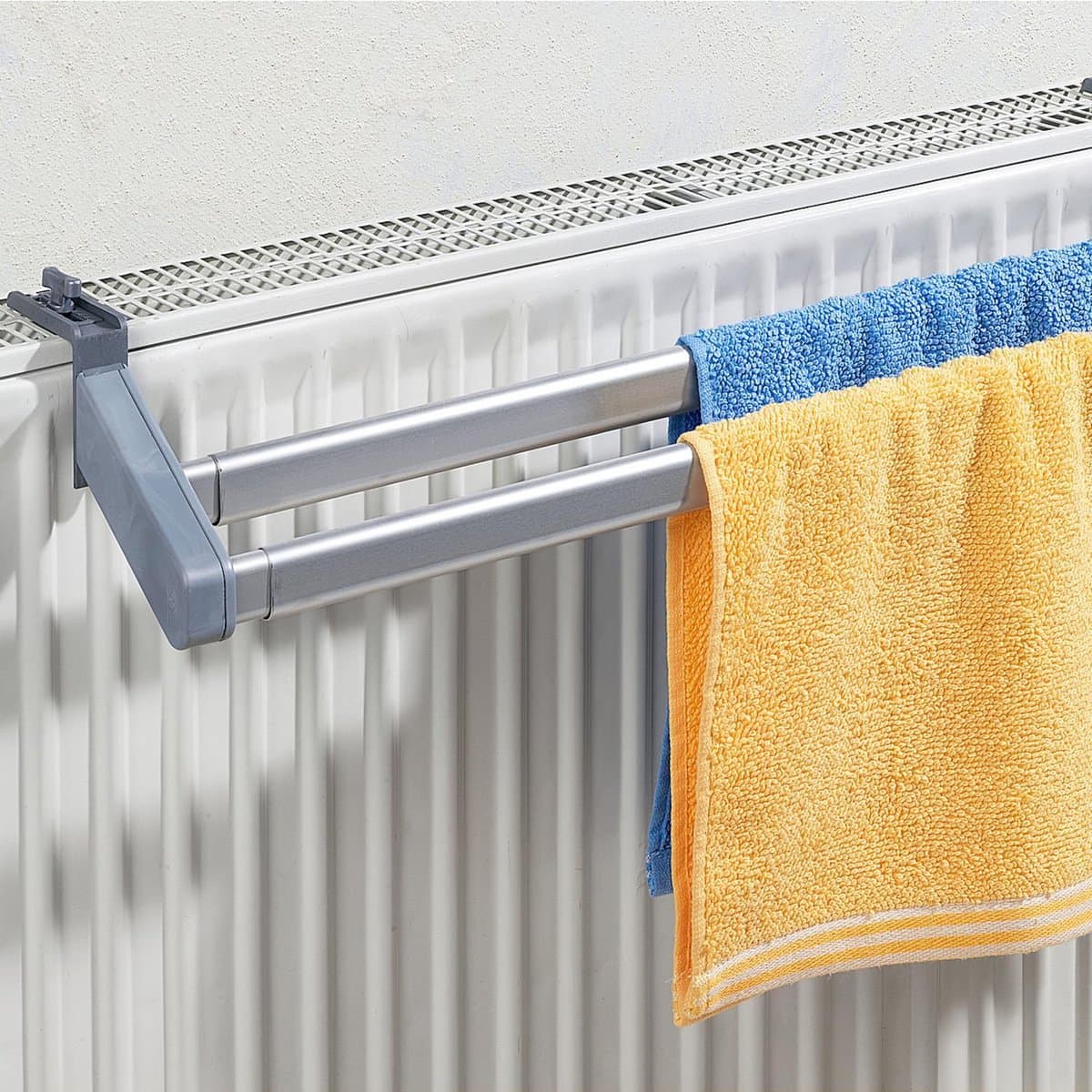 Inklapbare Radiatordroger met Uittrekbare Rijen - Flexibel in Gebruik - 1 stuk — afbeelding 1