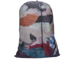 Allecto - Waszakken - Sterke Waszak voor Kleding - 90x60 cm - Zwart - Mesh
