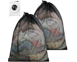 XXL waszakken voor wasmachine, 40 x 50 cm, herbruikbare wasnetten met ritssluiting voor ondergoed, sokken en vuile was, ideaal voor reizen en thuisgebruik