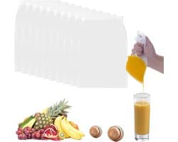 Notenmelkzak - Transparant - 20 x 30 cm - Herbruikbare Filterdoek van Nylon - Voor Notenmelk en Dranken