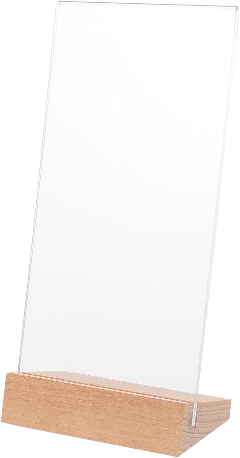 1set Menuhouder Met Basis Verstelbare Tafel Signaalhouder Voor Restaurant Evenementen Stevige Foto Display Stand Voor Advertenties Prijslijsten — afbeelding 1