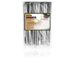 COM-FOUR® 25x grondankers van gecoat staal, robuuste grondpennen - ShopVlot