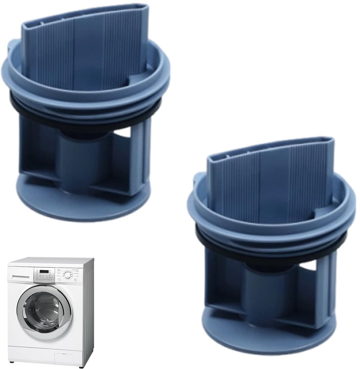 2 Stuks Pluiszeef voor Wasmachines — afbeelding 1