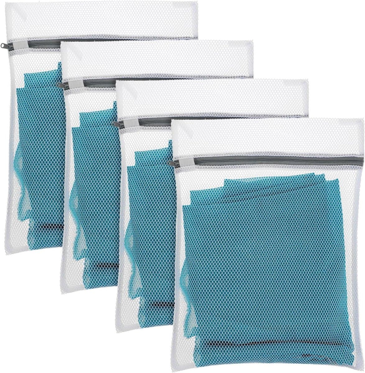Set van 4 Kleine Wasnetjes voor Delicate Was - 30x20 cm Duurzame Waszakken voor Ondergoed, Sokken en Babykleding tijdens het Reizen — afbeelding 1