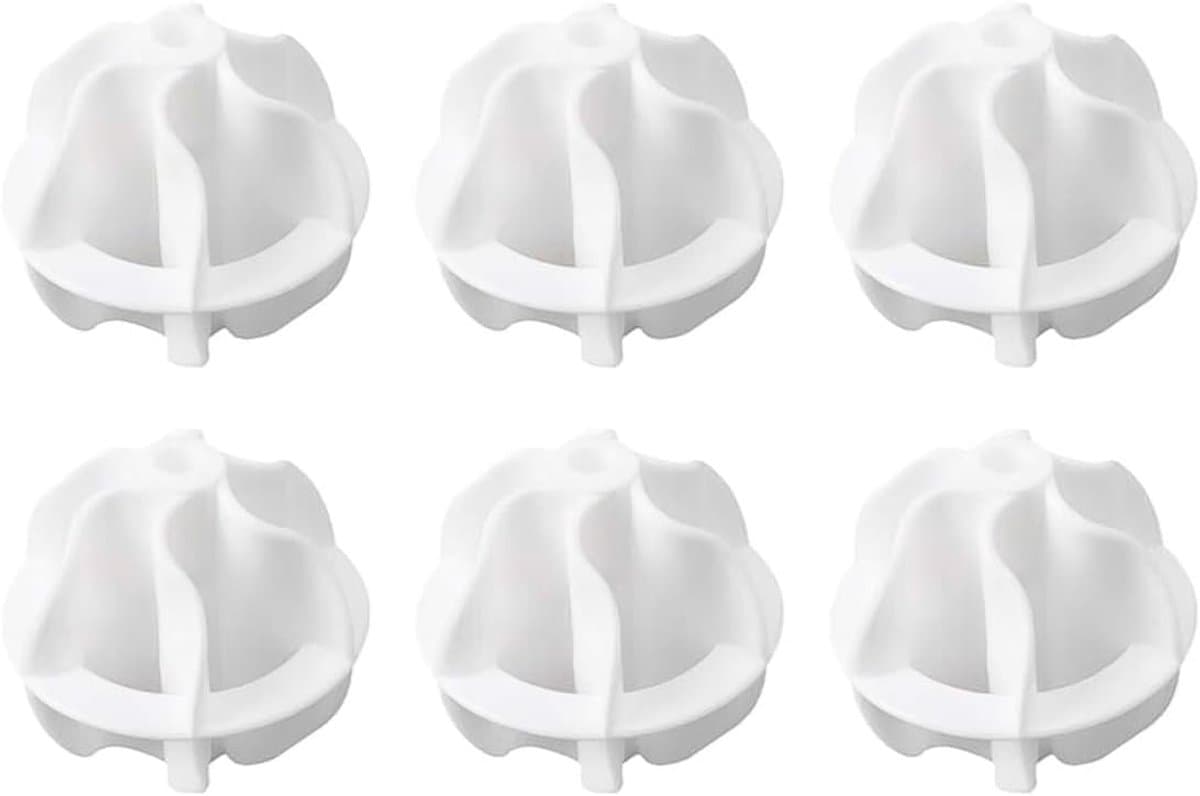 6 stuks wasballen voor donsjacks, herbruikbare drogerballen, wasbal voor wasmachine — afbeelding 1