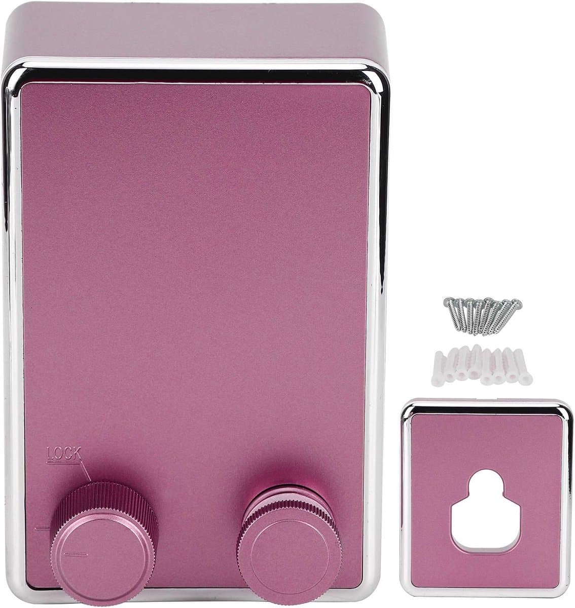 Waslijn, Wandgemonteerde Waslijn met 2 Stuks 4 Meter Touw Maximale Belasting 20 Kg, voor Binnenbalkon (PINK) — afbeelding 1