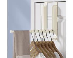 Tweedelige opvouwbare kledinghanger van roestvrij staal, geschikt Geschikt voor het ophangen van kleding, sjaals en tassen.