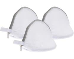 3 stuks - BH-waszak - BH-waszak - Opvouwbare waszak - BH-waszak met rits - Grote BH-waszak - BH-waszak - Ondergoedtas voor dames - Delicate kleding - Grijs