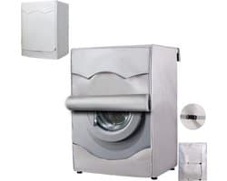 1 Stuk - Wasmachine Hoes - Wasmachine Beschermer - Waterdicht, Zonwerend en Stofdicht - Past op de meeste machines met voorlader - 60 x 60 x 85 CM - Zilver