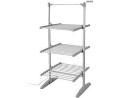 RFWR® Opvouwbaar Elektrisch Droogrek met 3 Etages - 300 Watt Verwarmd Droogrek