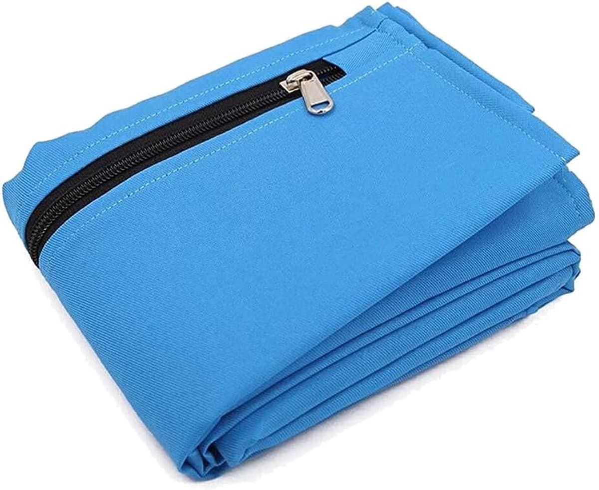 Waszak - Kleding beschermer - Wasmachine bescherming - Duurzaam polyester - 65x70cm - Cyaan — afbeelding 1