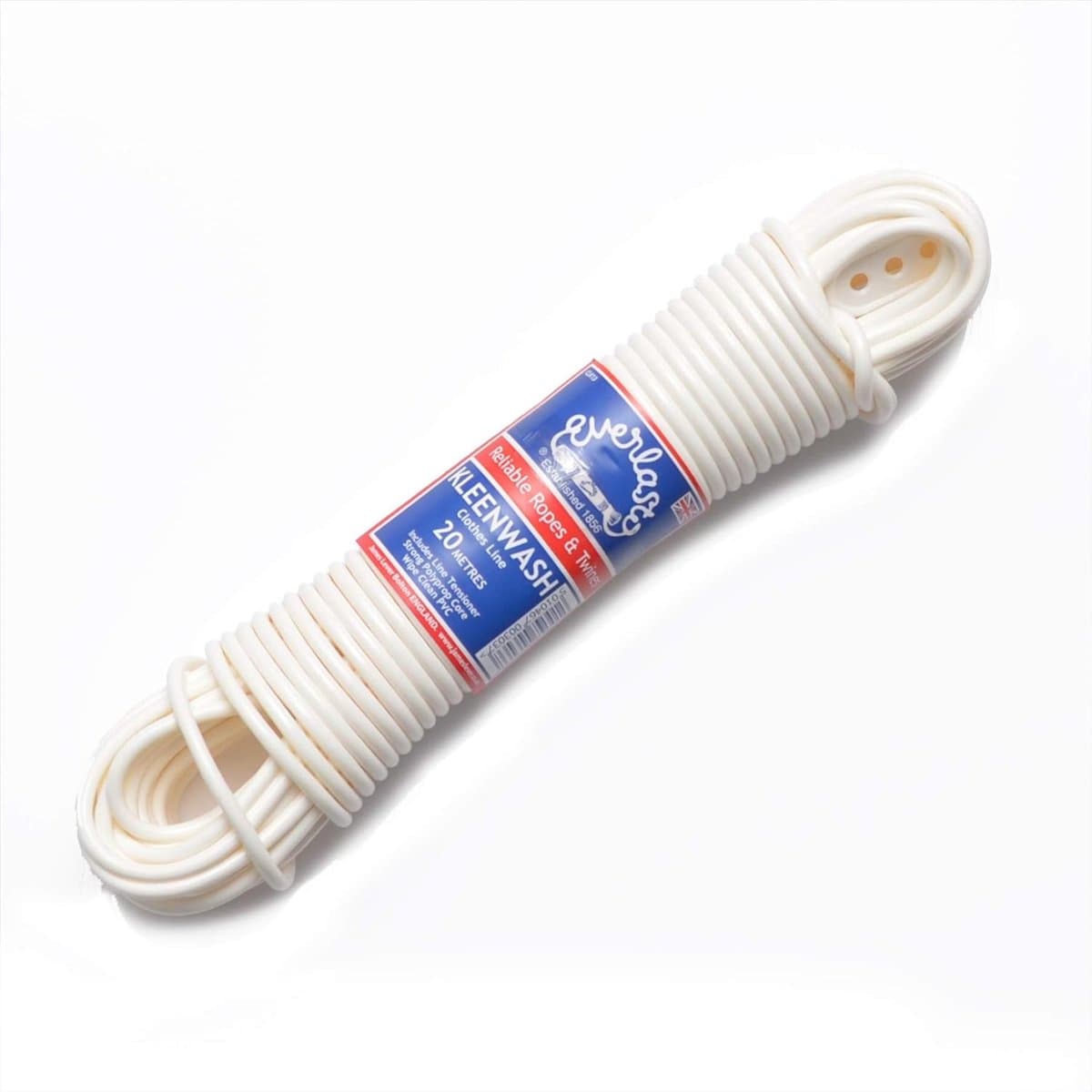 Wastouw - Wit - Duurzaam PVC - 50 m - Voor Binnen en Buiten — afbeelding 1