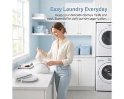 Wasnet Set voor Wasmachine - Fijn Netweefsel - Verborgen Ritssluiting - Voor Ondergoed en Sokken