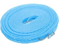 Antislip Waslijn - Droogkleding Touw - Kleding Drogen - Winddicht Ontwerp - 800 cm - Hemelsblauw