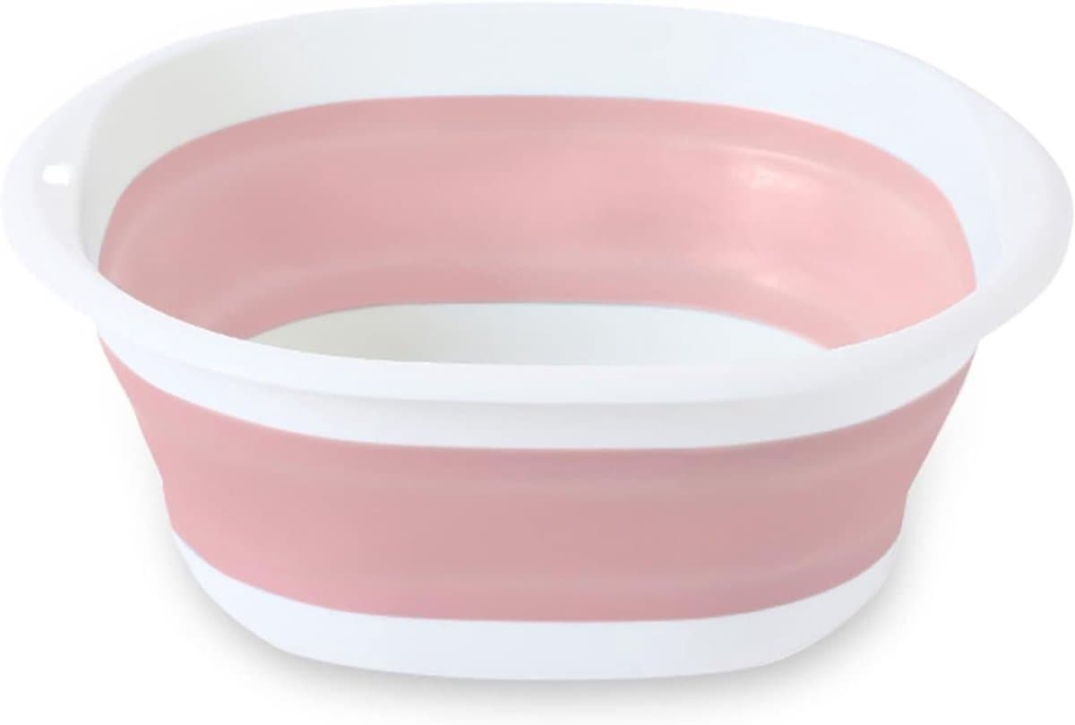 Vouwbare Wasmand 9L - Ronde Opvouwbare Emmer voor Camping, Bad en Keuken met Handvatten, Ideaal voor Reis en Multi-Functioneel Gebruik — afbeelding 1