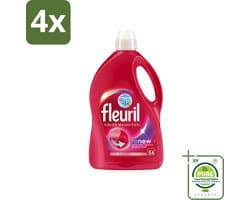 Fleuril - Wasmiddel - Renew Color Vloeibaar Wasmiddel - Gekleurde Was - 54 wasbeurten - Voordeelverpakking - 4 stuks - Wasmiddel voor gekleurde was - Kleurbehoud