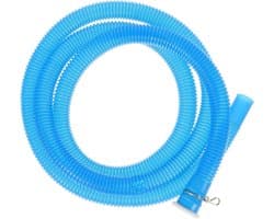 Afvoerslang Wasmachine - Waterinlaat Slang - Afvoeren Water - Versterkt Flexibel Materiaal - 160 Centimeter - Blauw