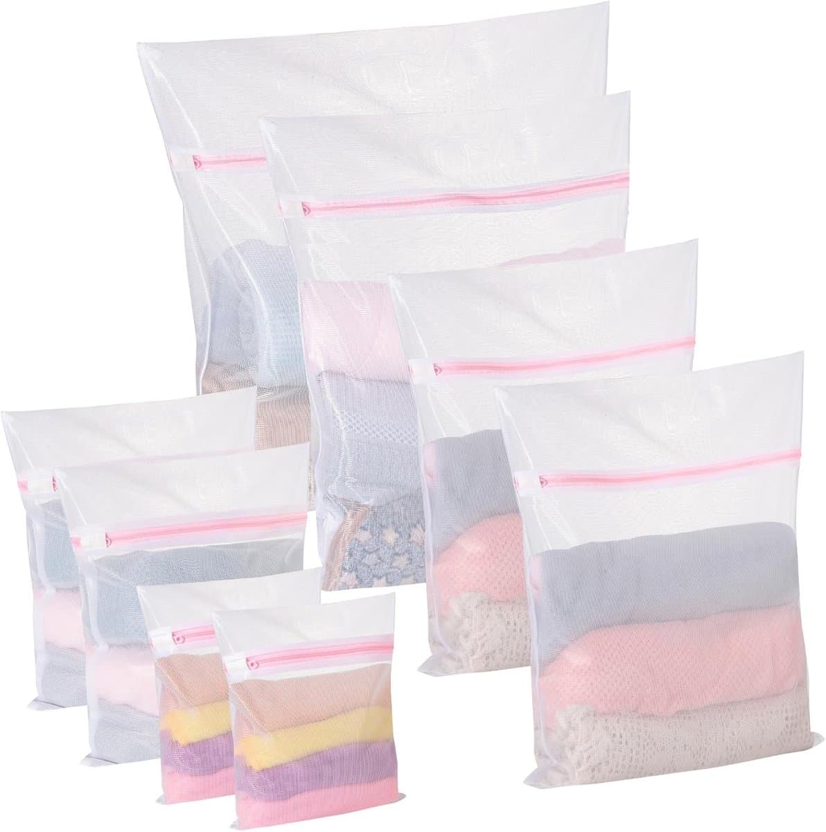 Wasnetjes met ritssluiting - Multicolor - XL, L, M, S - Polyester Waszakken - Voor Diverse Kledingstukken — afbeelding 1